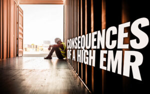 Tired construction worker in a safety vest, header image for "Consequences of a High EMR (Experience Modifier Rating)"